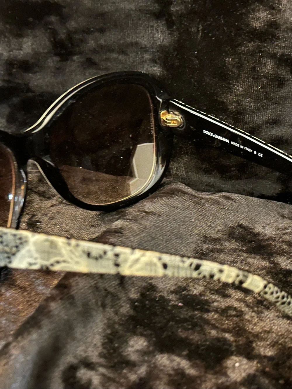 DOLCE&GABBANA Leopard Sunglasses w/ gradient lenses DG4132 1995/13 57[]16 135 3N